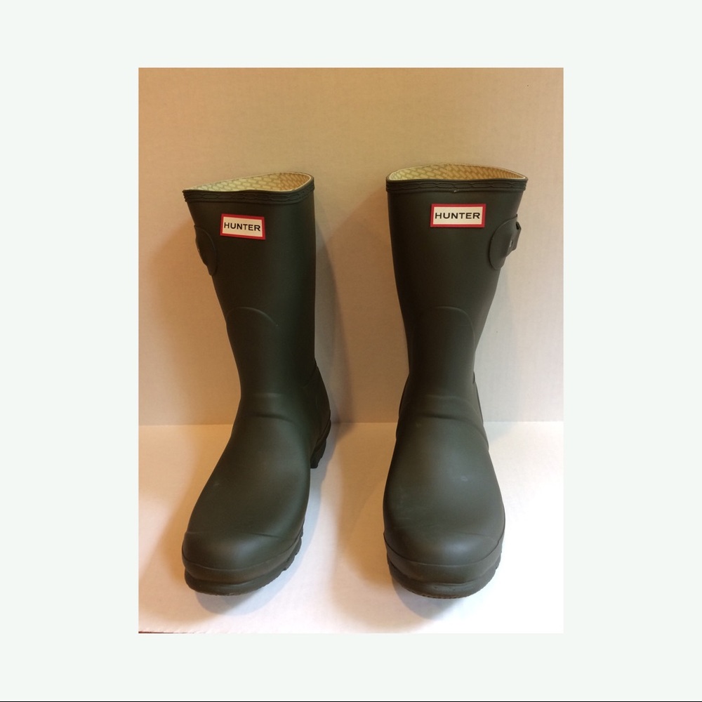 Hunter Boots Original Short Dark Olive